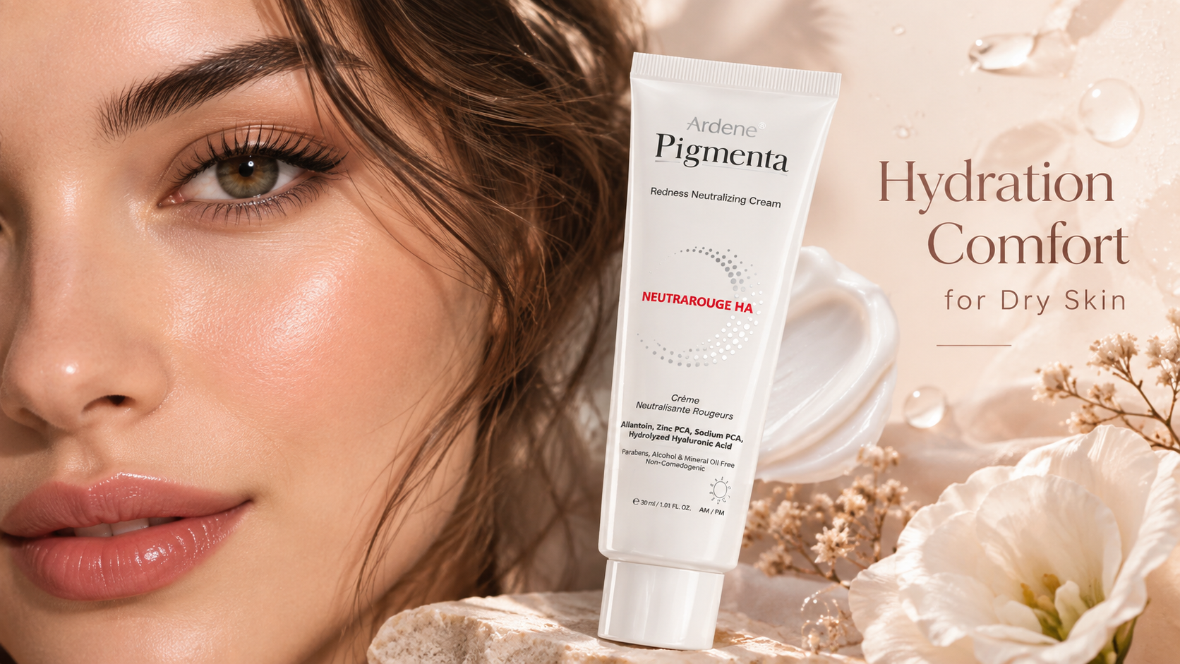 کرم ژل مرطوب‌کننده مناسب پوست های خشک حساس و مستعد به قرمزی پیگمنتا pigmenta Pigmenta