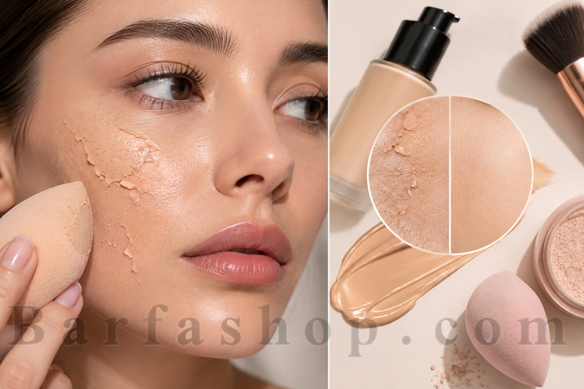 علت جدا شدن کرم‌پودر از روی پوست چیست؟