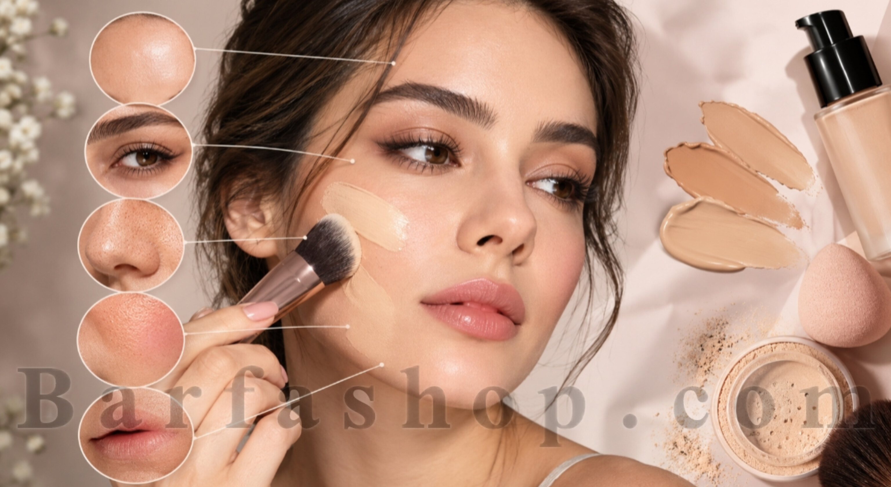 چرا بعضی قسمت‌های صورت کرم‌پودر بیشتری جذب می‌کنند؟