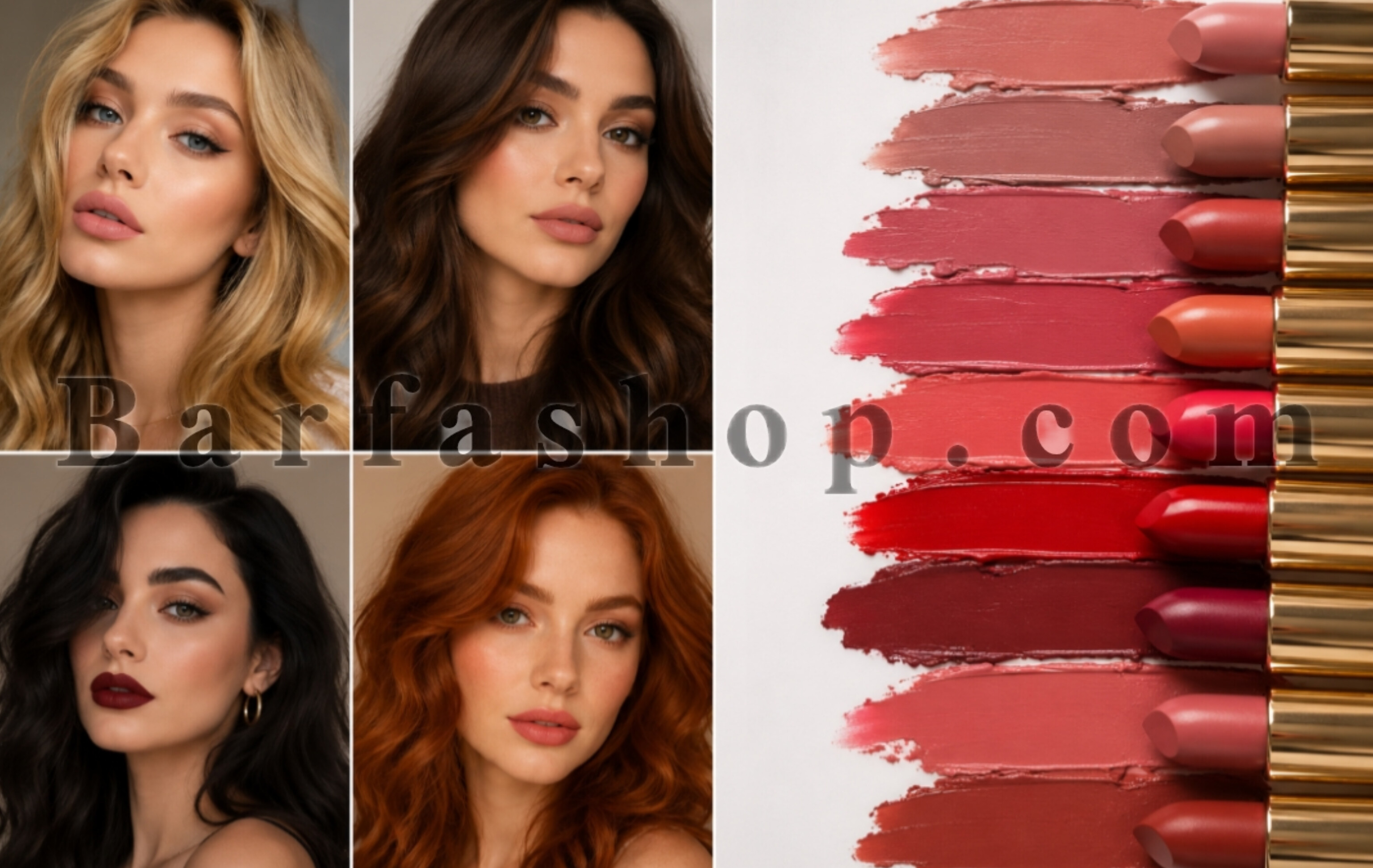 چگونه رنگ رژ لب را با رنگ مو ست کنیم؟