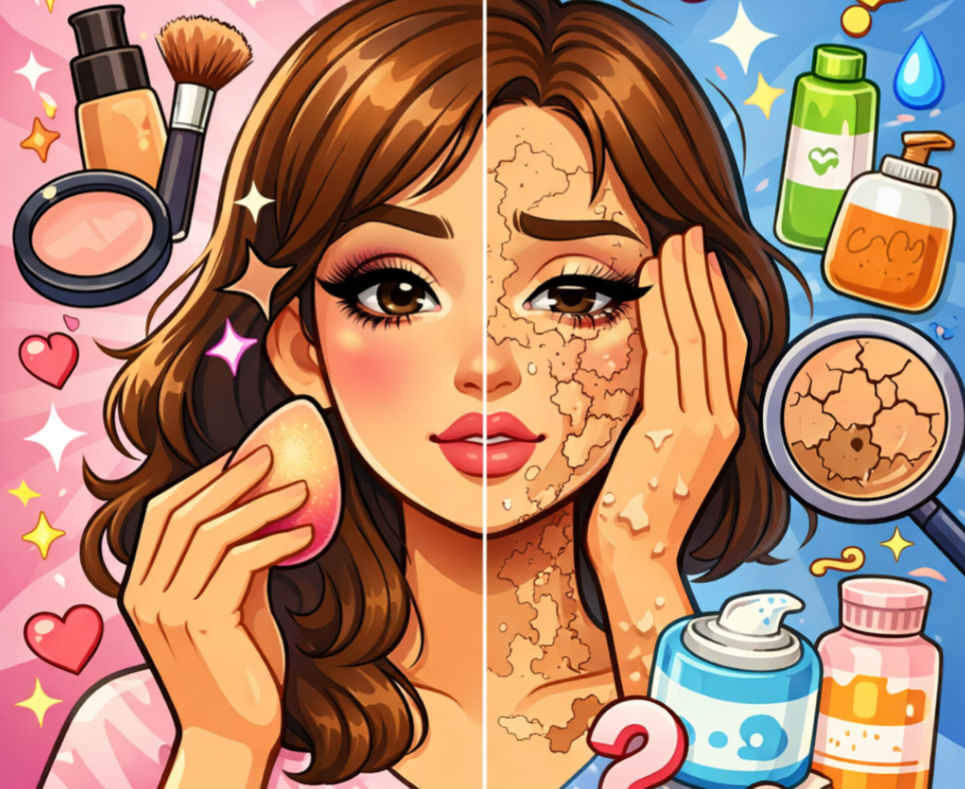 چرا بعضی آرایش‌ها روی پوست نمی‌خوابند؟