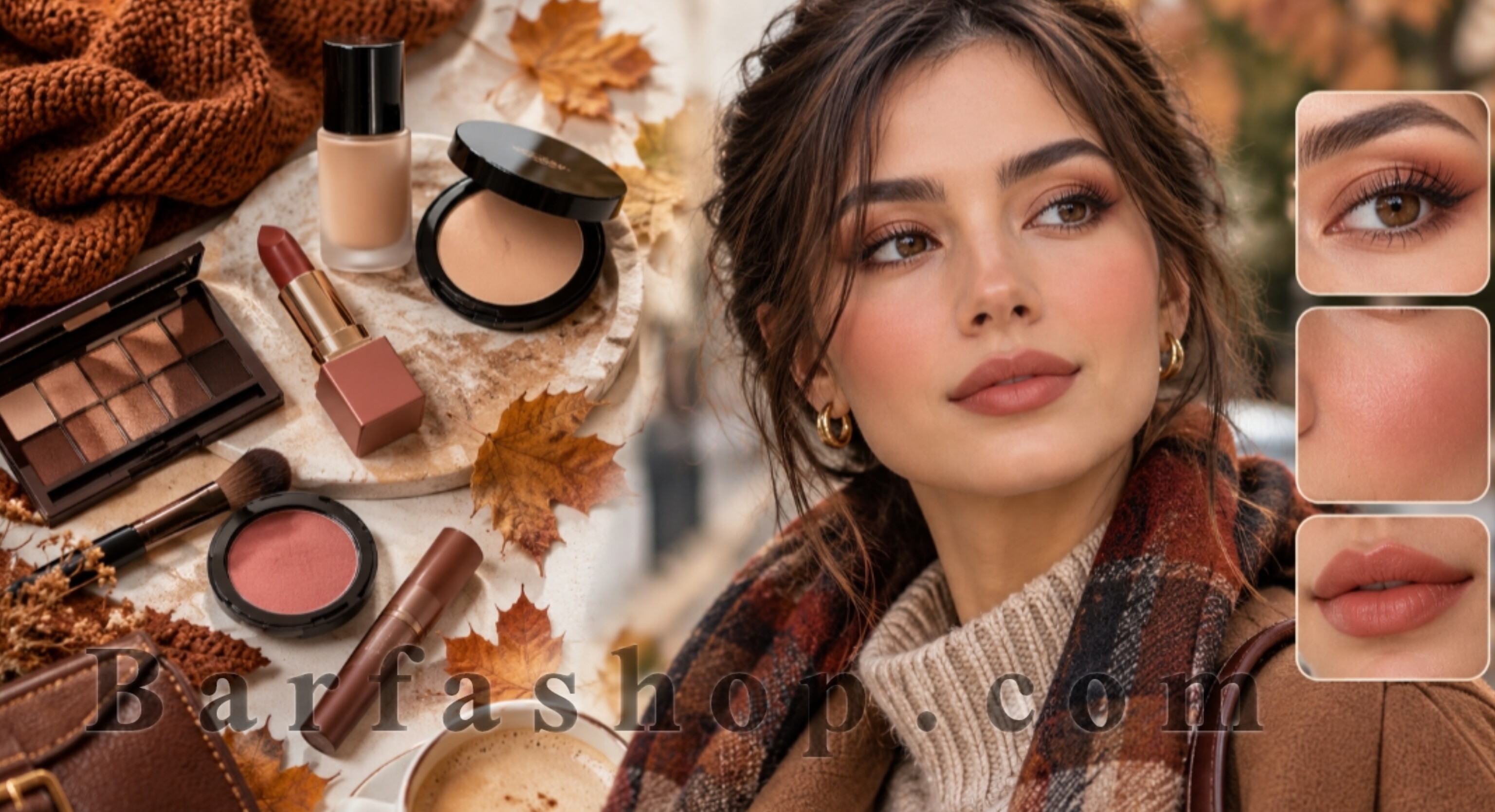 آرایش مناسب استایل کژوال پاییزی