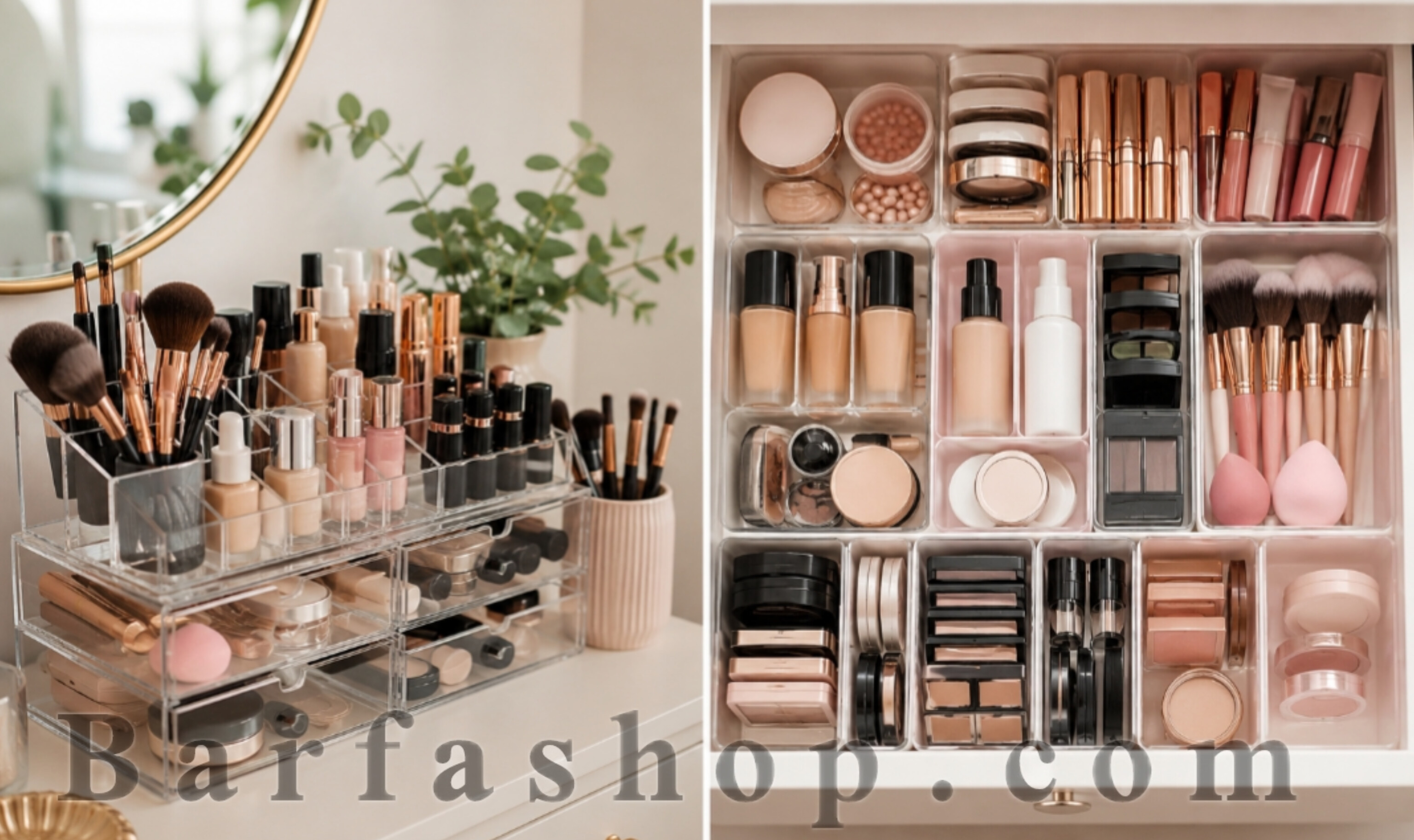 چگونه محصولات آرایشی را در خانه مرتب نگهداری کنیم؟