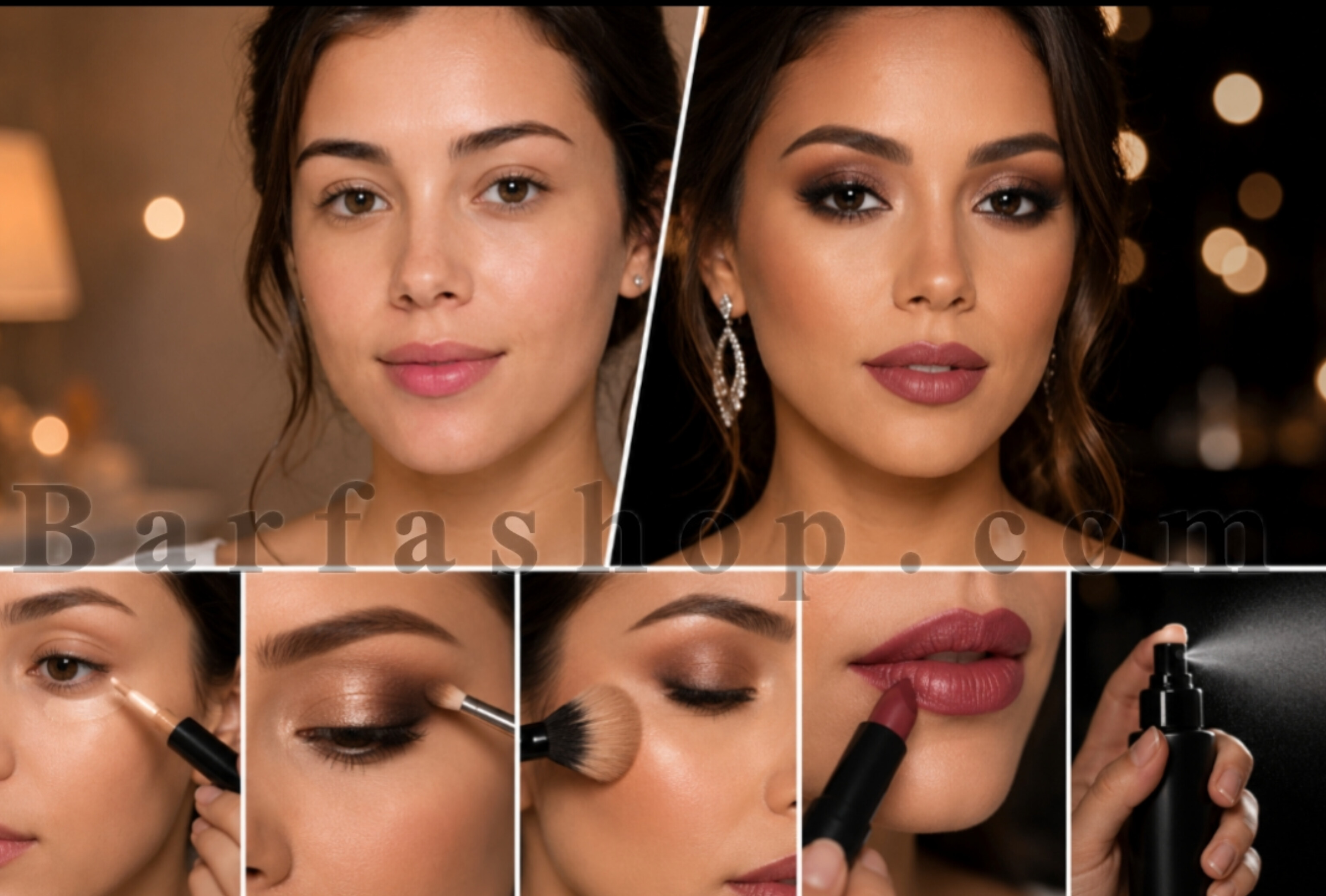 چطور یک میکاپ ساده را به آرایش شب تبدیل کنیم؟