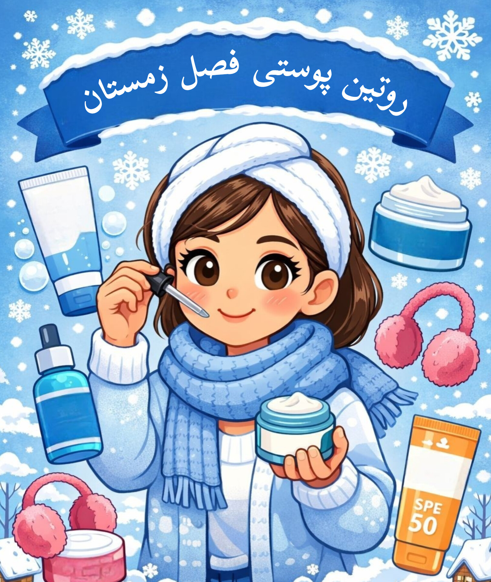 روتین پوستی فصل زمستان