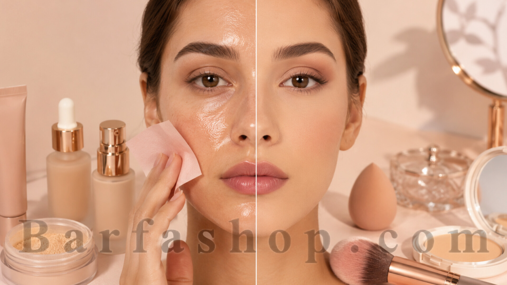 چطور از چسبناک شدن آرایش جلوگیری کنیم؟